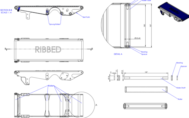 Structure diagram of the client’s former deep groove ball bearings