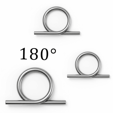 180° Degree Torsion Springs