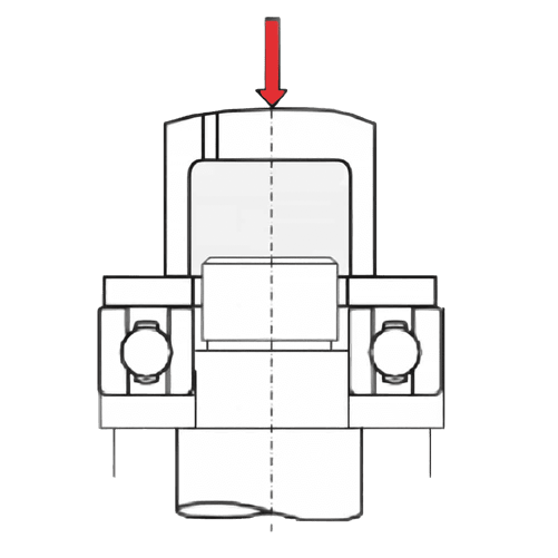 Diagram of Simultaneous Press Fitting Procedure for Bearings
