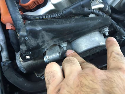 Remove black shielding
