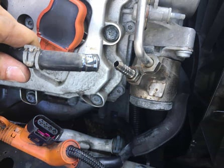 Disconnect fuel lines