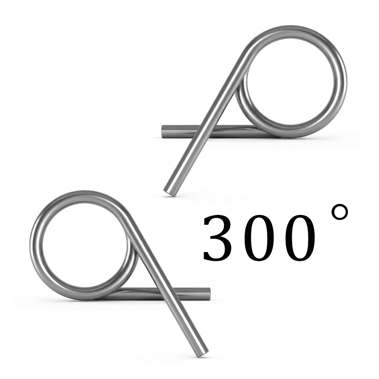 300° Degree Torsion Springs