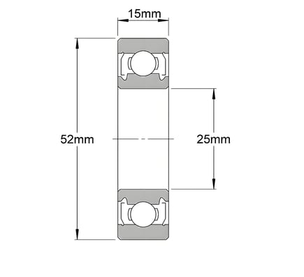 Specifications of the 6205ZZ Bearing&nbsp;