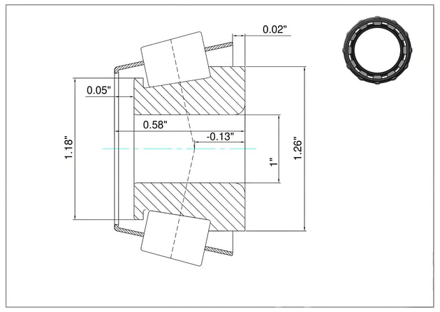 Specification of the L44643 Bearing