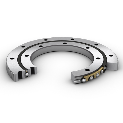 Bearing with an external (outer ring) gear