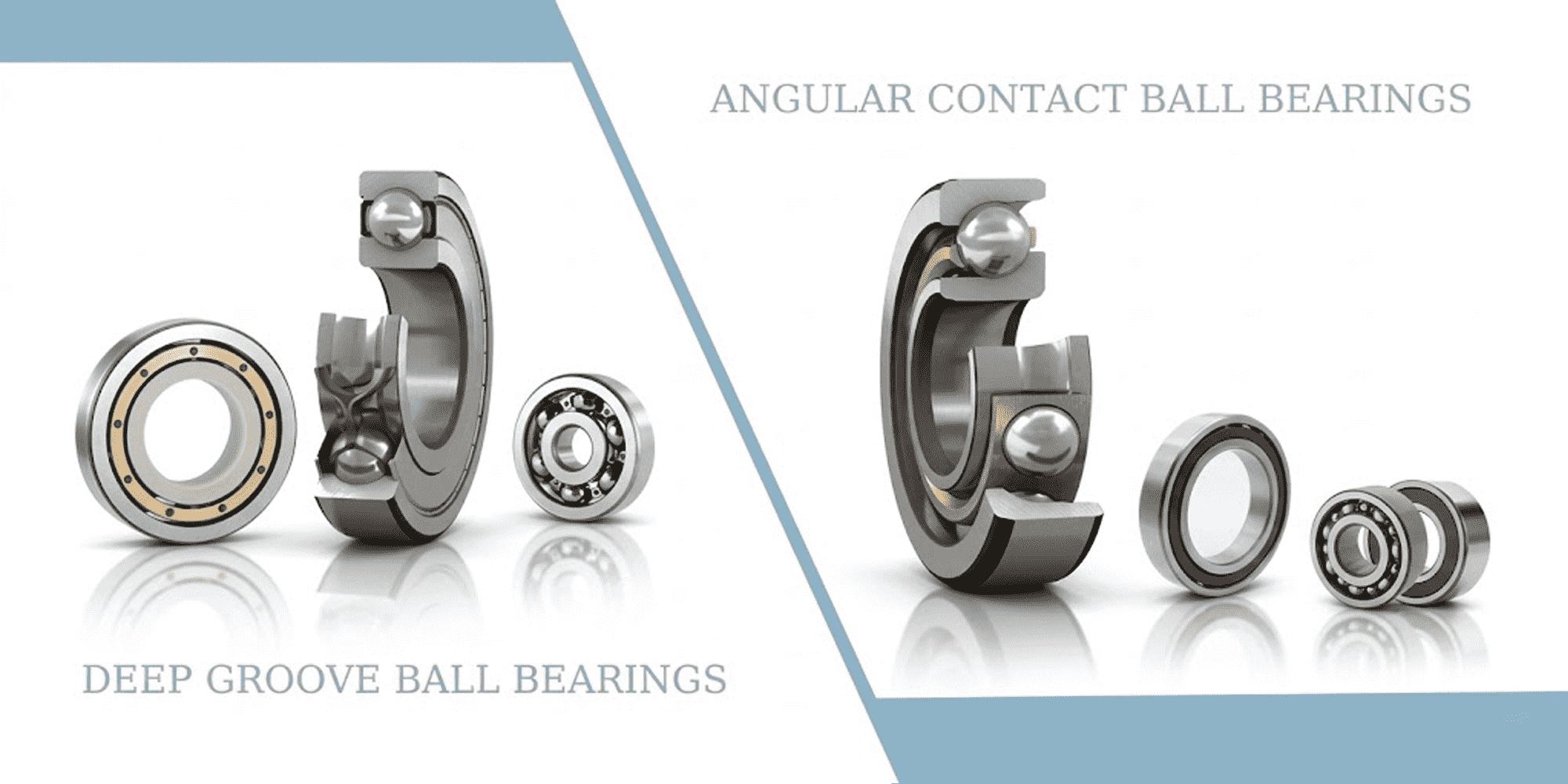 深沟球轴承与角接触球轴承的比较