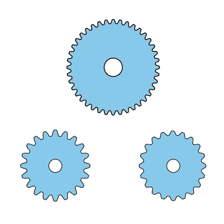 Different Modules of Spur Gears
