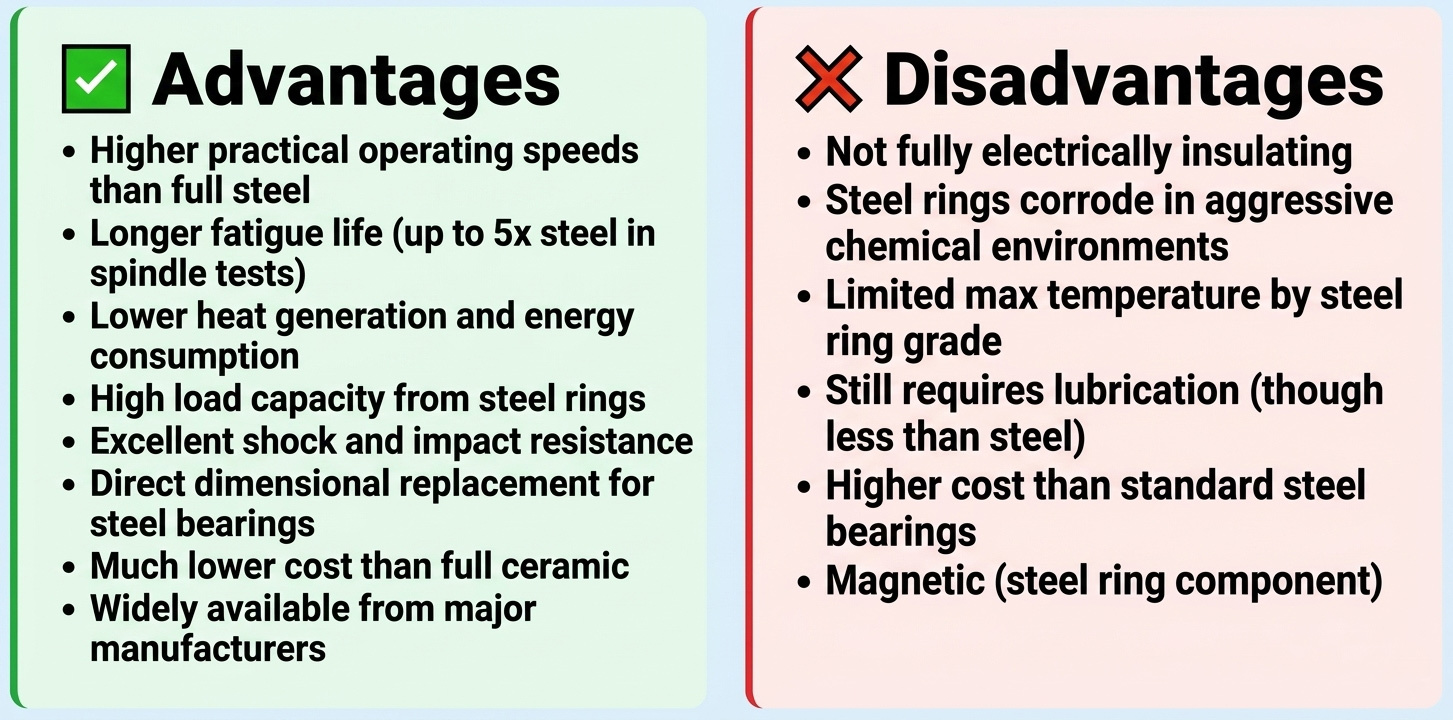 Pros & Cons of Hybrid Ceramic Bearings
