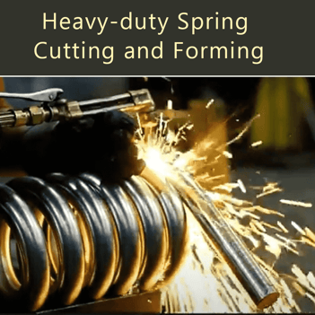 Corte y formado de resortes de alta resistencia
