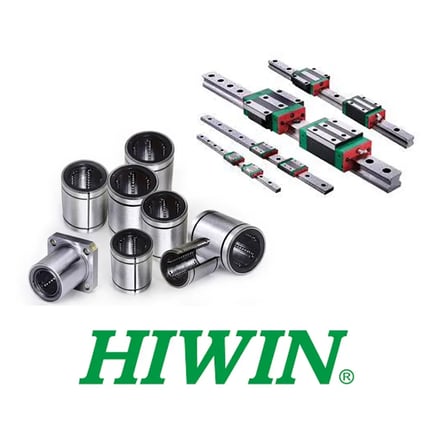 Hiwin linear guide rails and blocks