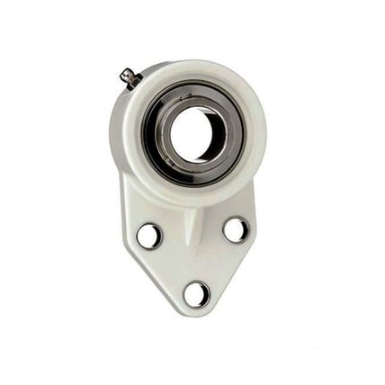 Mounted Bearings with Three-Bolt Flange (Set Screw Locking)