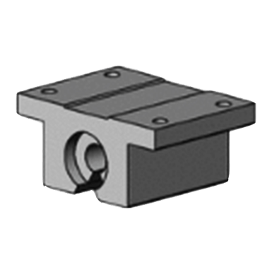 Mounted Linear Sleeve Bearings for Support Rail Shafts