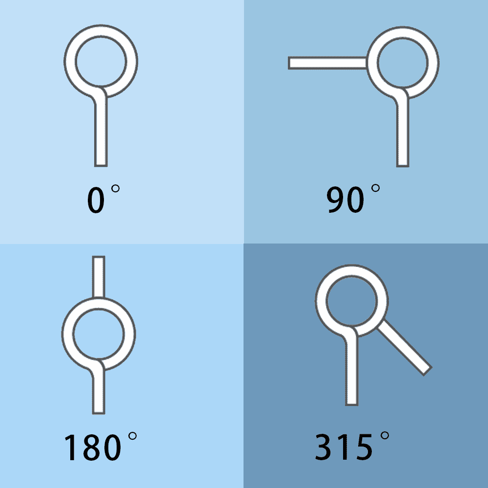 Radial Torsion Spring Leg Configurations