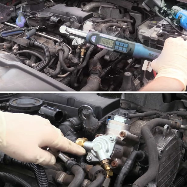 Set Up the New Fuel Pump and Sensor