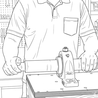 Slide the Bearing onto the Shaft