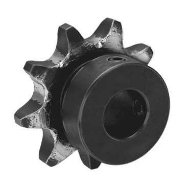 Desgaste y marcas en la raíz del sprocket debido al contacto del rodillo (bottoming out)