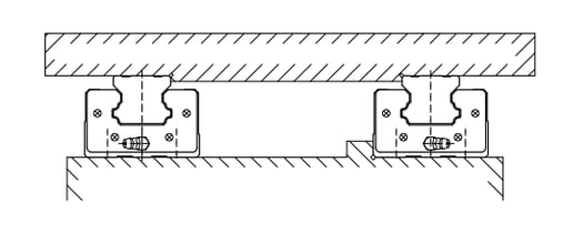 Use of Two Rails(Block Fixed)