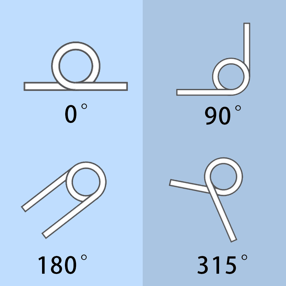 Tangential Torsion Spring Leg Configurations