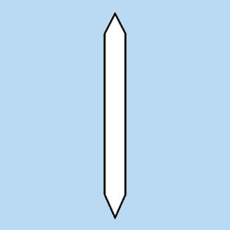 Cross-section diagram of Type A Sprockets