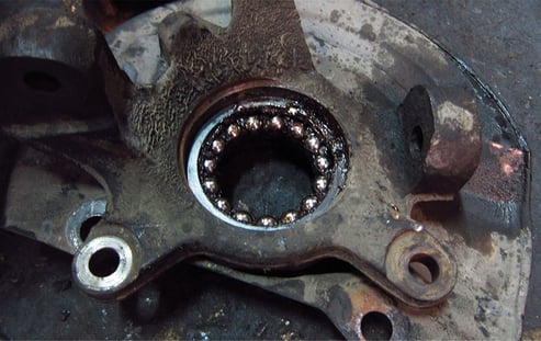 a wheel bearing