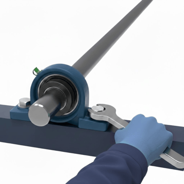 tighten the locking setscrew to the specified torque (Eccentric)-3