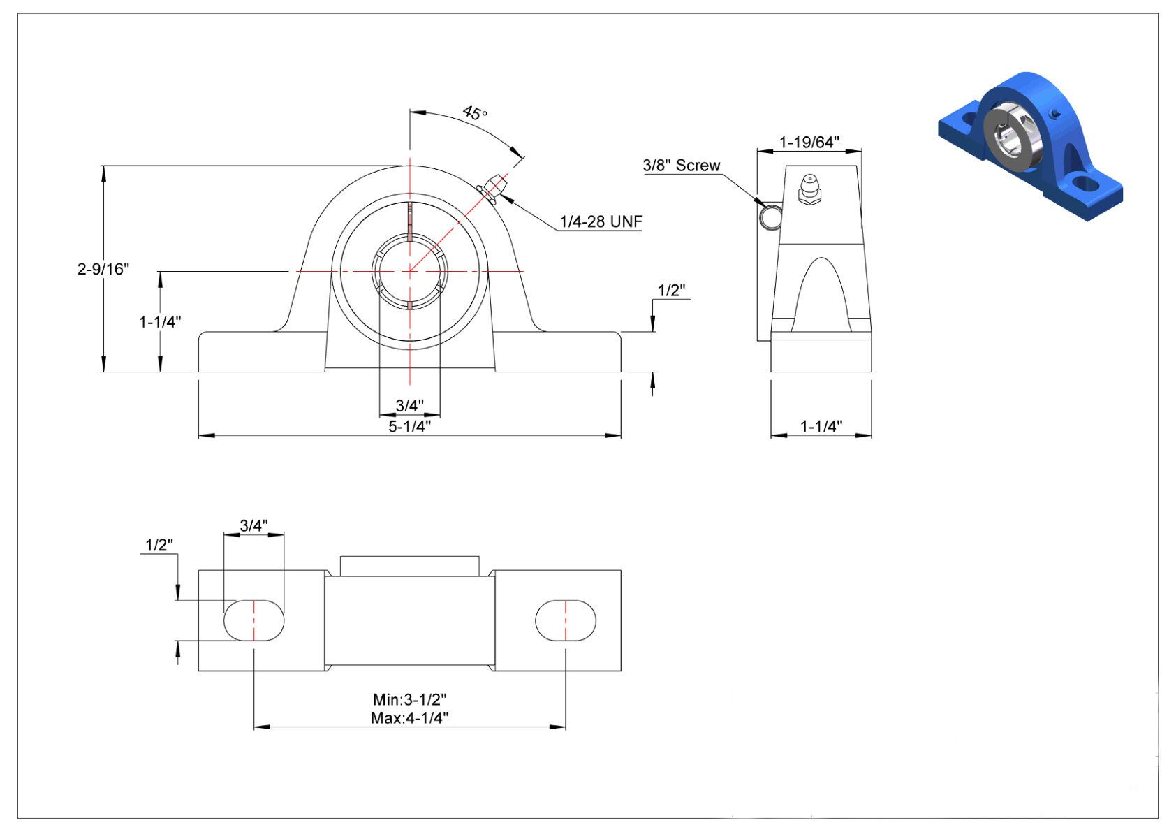 uelp204-12 Mounted Bearing Accu-Loc Concentric Collar Locking