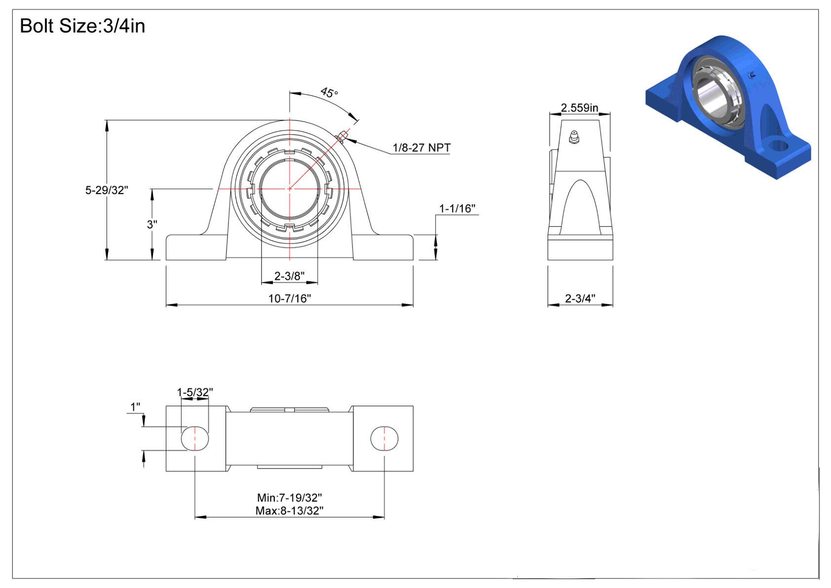 ukp213-hs2313 Mounted Bearing Adapter Sleeve Locking