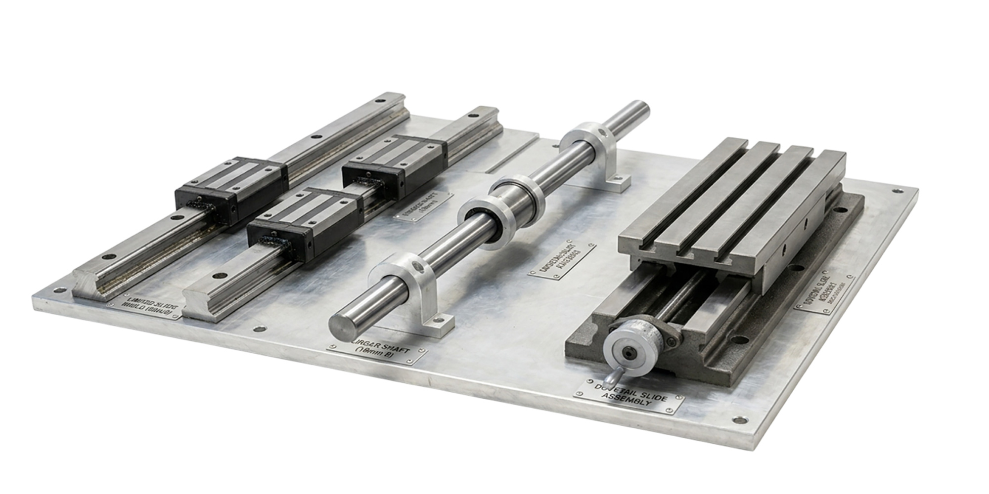 Guías lineales frente a casquillos lineales frente a guías de cola de milano