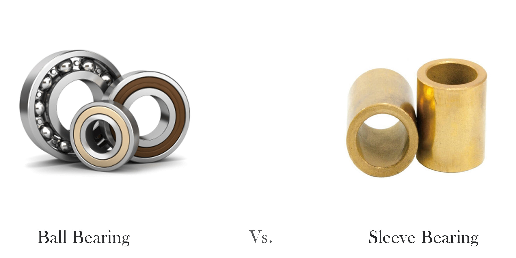 Sleeve Bearing vs Ball Bearing