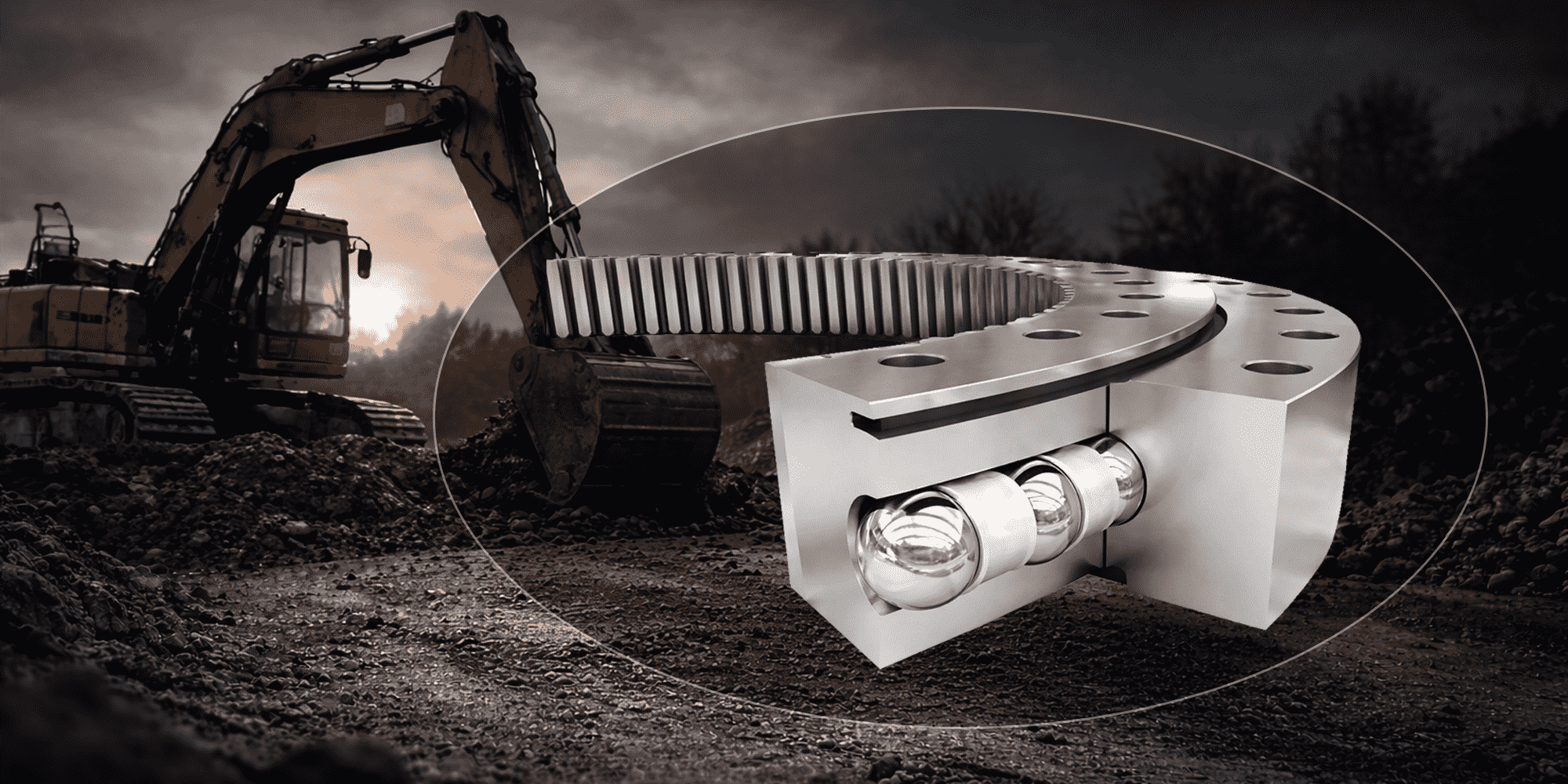 Excavator Slew Ring Bearing: Types, Wear Signs & Replacement Guide