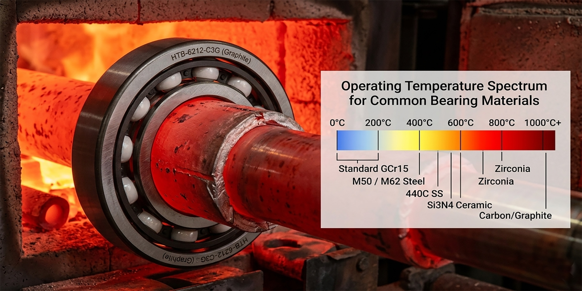 High Temperature Bearings for Furnace & Oven Use