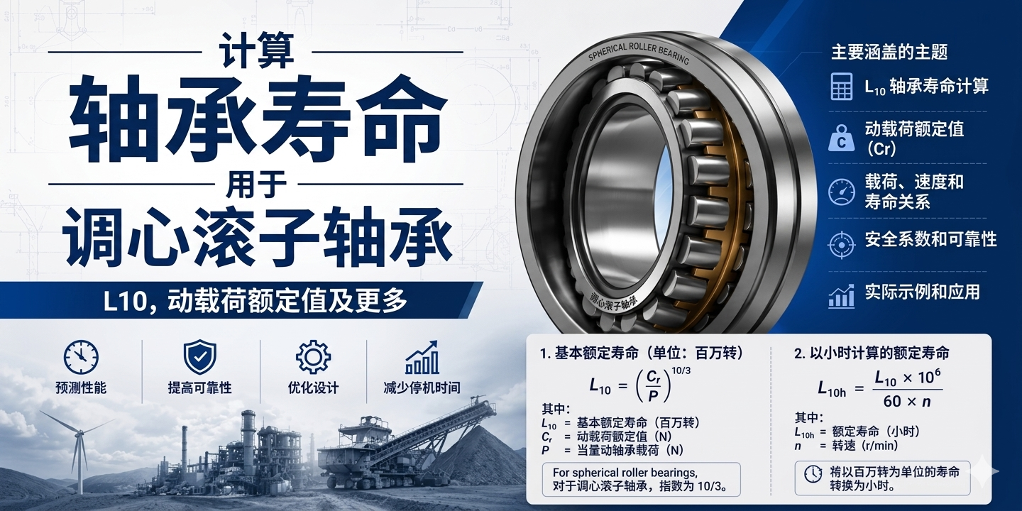 球面滚子轴承的寿命计算：L10、动态额定载荷及其他