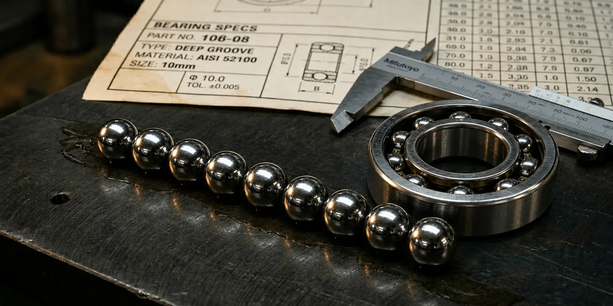 Bearing Size Chart Guide: Ball, Roller & Thrust Bearing Dimensions